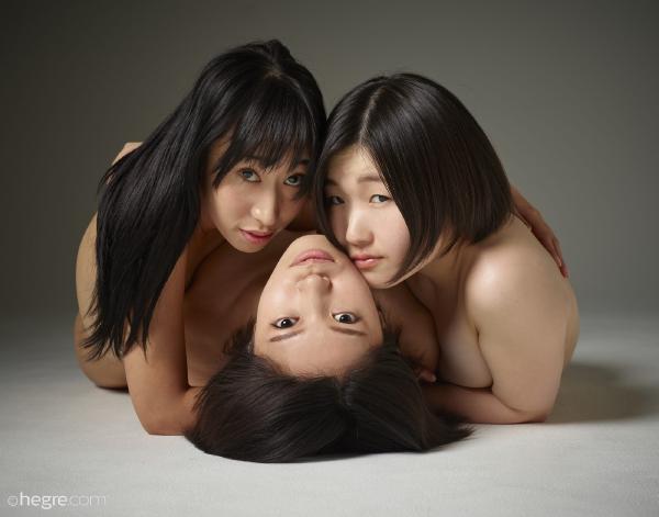 Hinaco Sayoko Yun Tokyo threesome #19