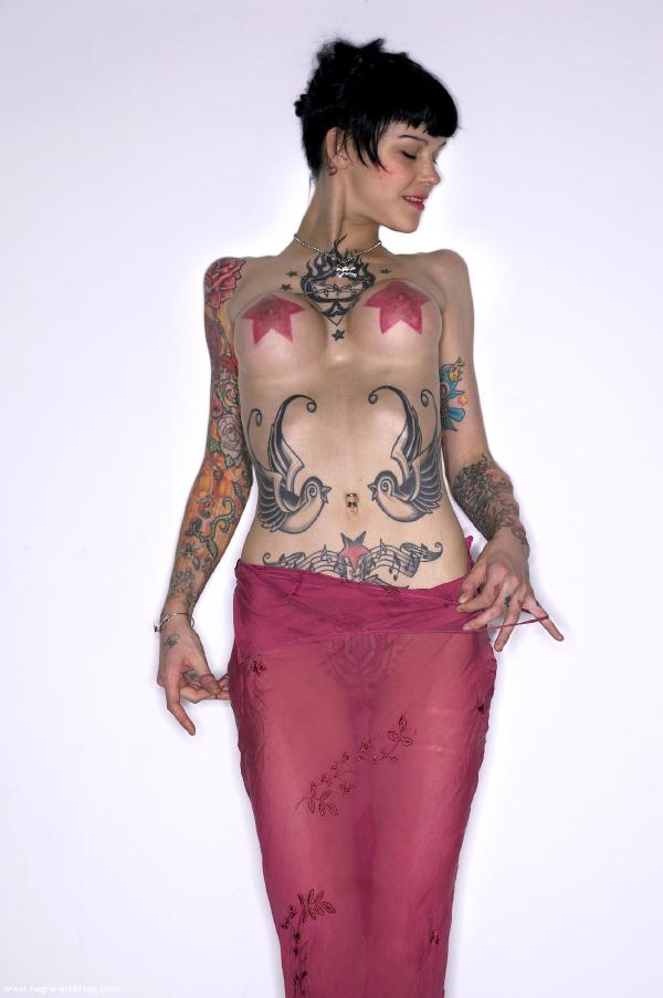 Lza in purple dress #16